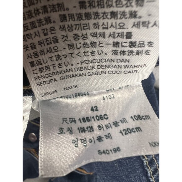 Men's Levi 569 Loose Straight Below Knee Denim Shorts Size 42  Waist - Picture 7 of 12